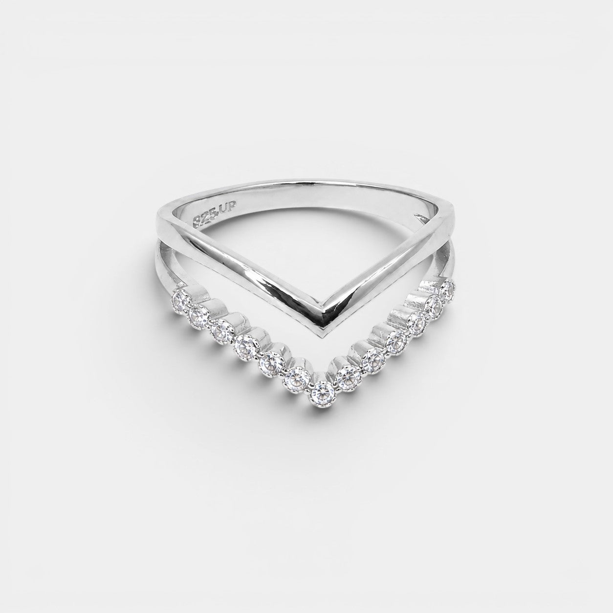 Anillo Double Chevron