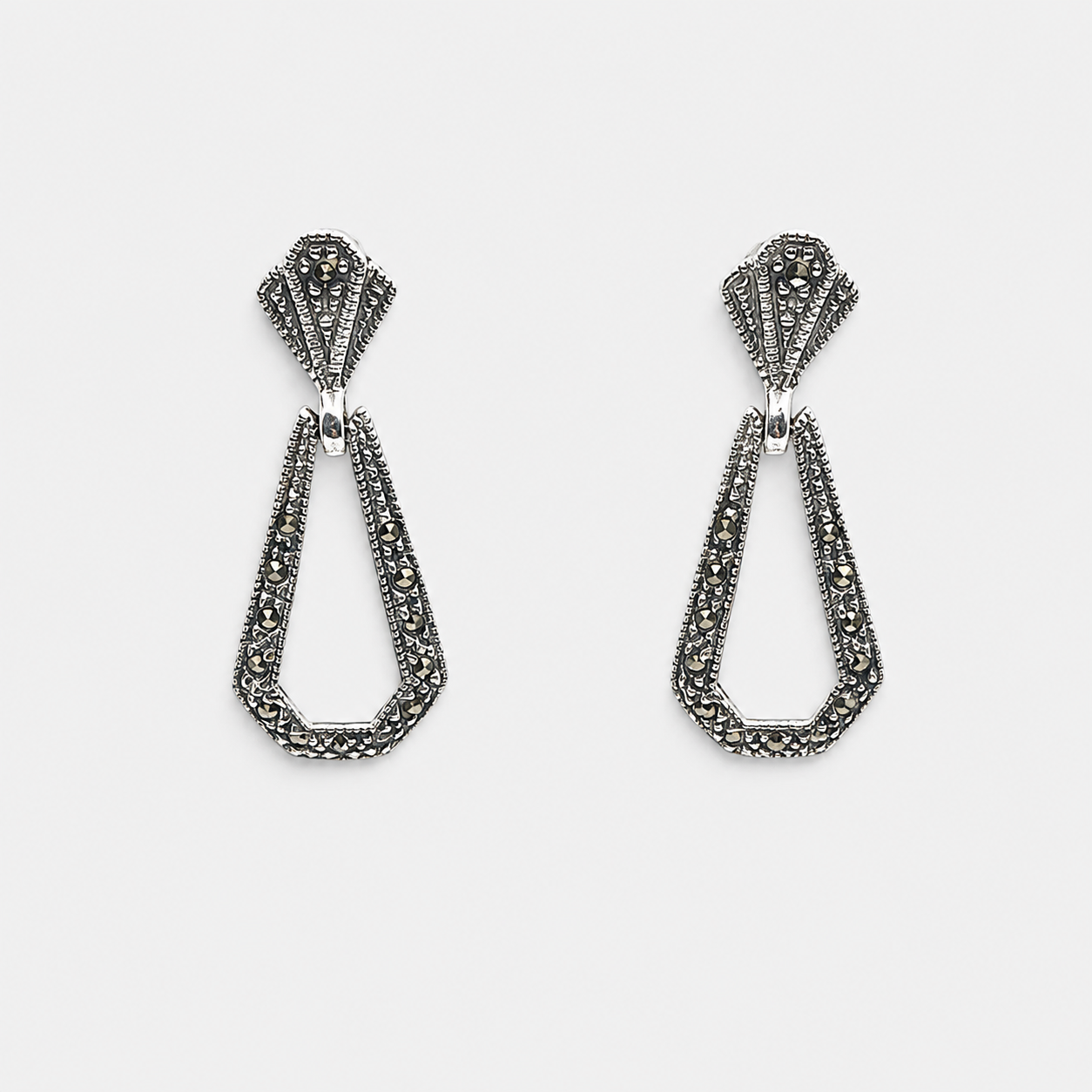 Pendientes Marquise Noir
