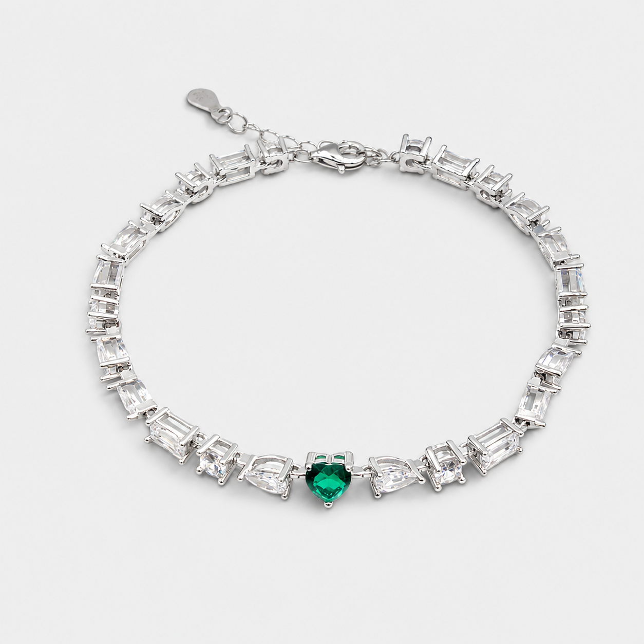 Pulsera Cœur Émeraude