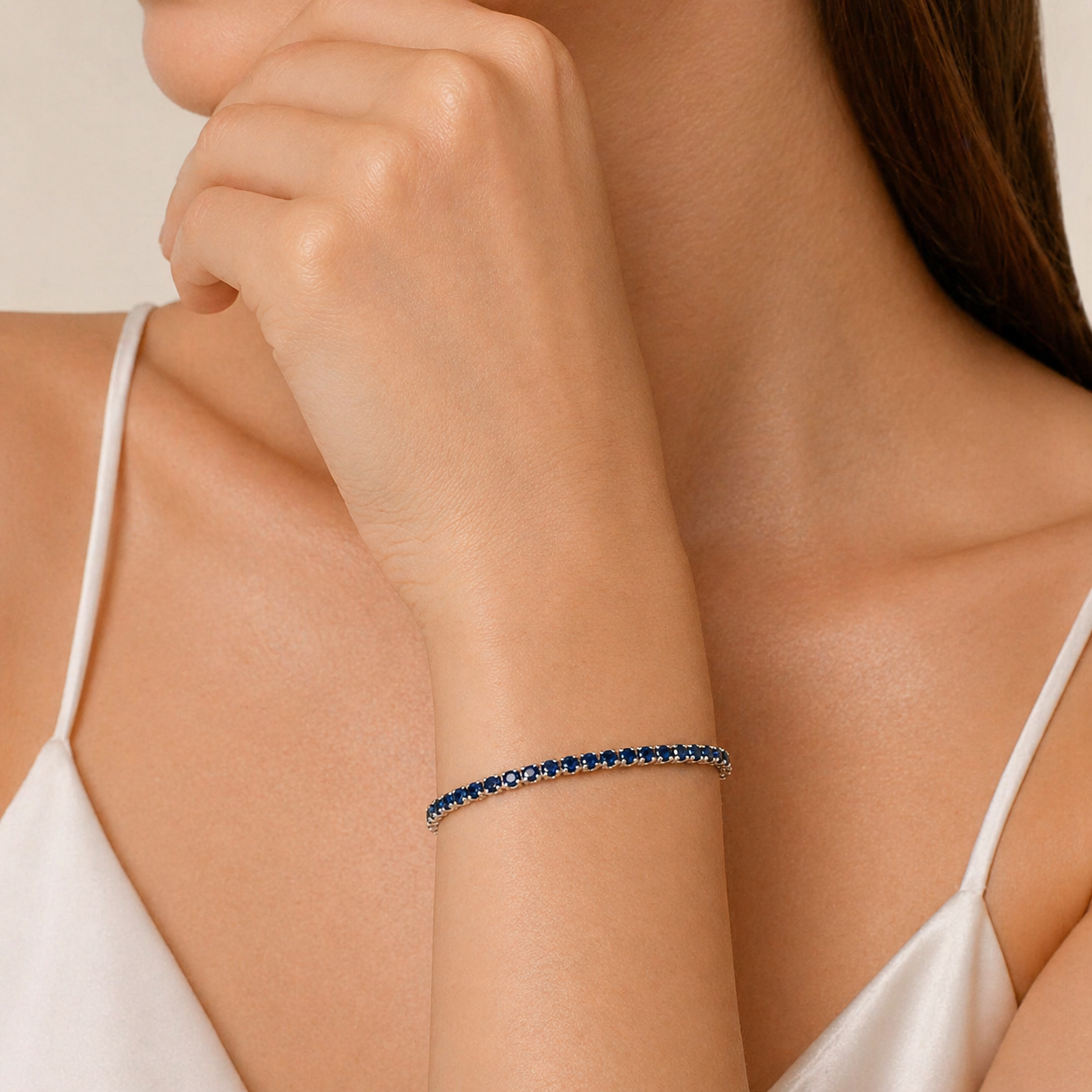 Pulsera Rivière Saphir
